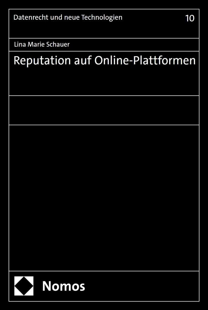 Produktbild: Reputation auf Online-Plattformen | Lina Marie Schauer