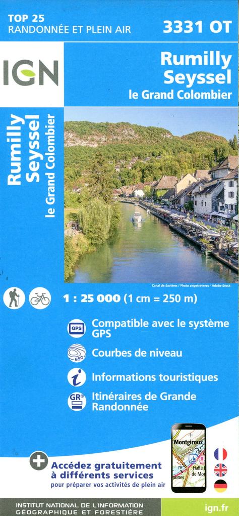 Produktbild: 3331OT Rumilly - Seyssel - Grand Colombier