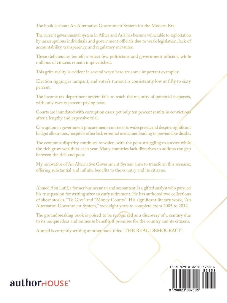 Weitere Ansicht: AN ALTERNATIVE GOVERNMENT SYSTEM | Ahmed Abu Latif
