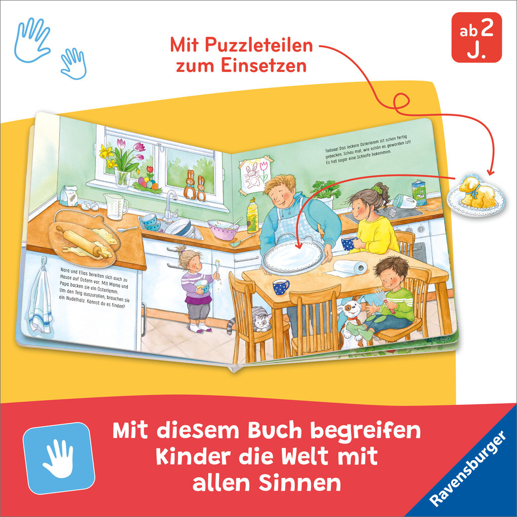 Weitere Ansicht: Mein großes Puzzle-Spielbuch - Ostern | Mila Rulff