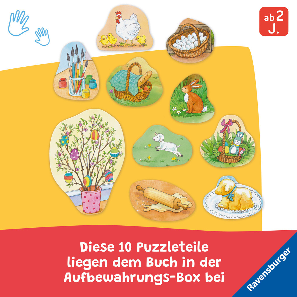 Weitere Ansicht: Mein großes Puzzle-Spielbuch - Ostern | Mila Rulff