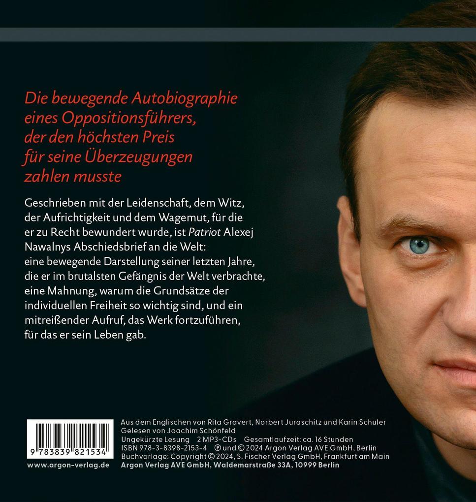 Weitere Ansicht: Patriot | Alexej Nawalny, Alexei Nawalny
