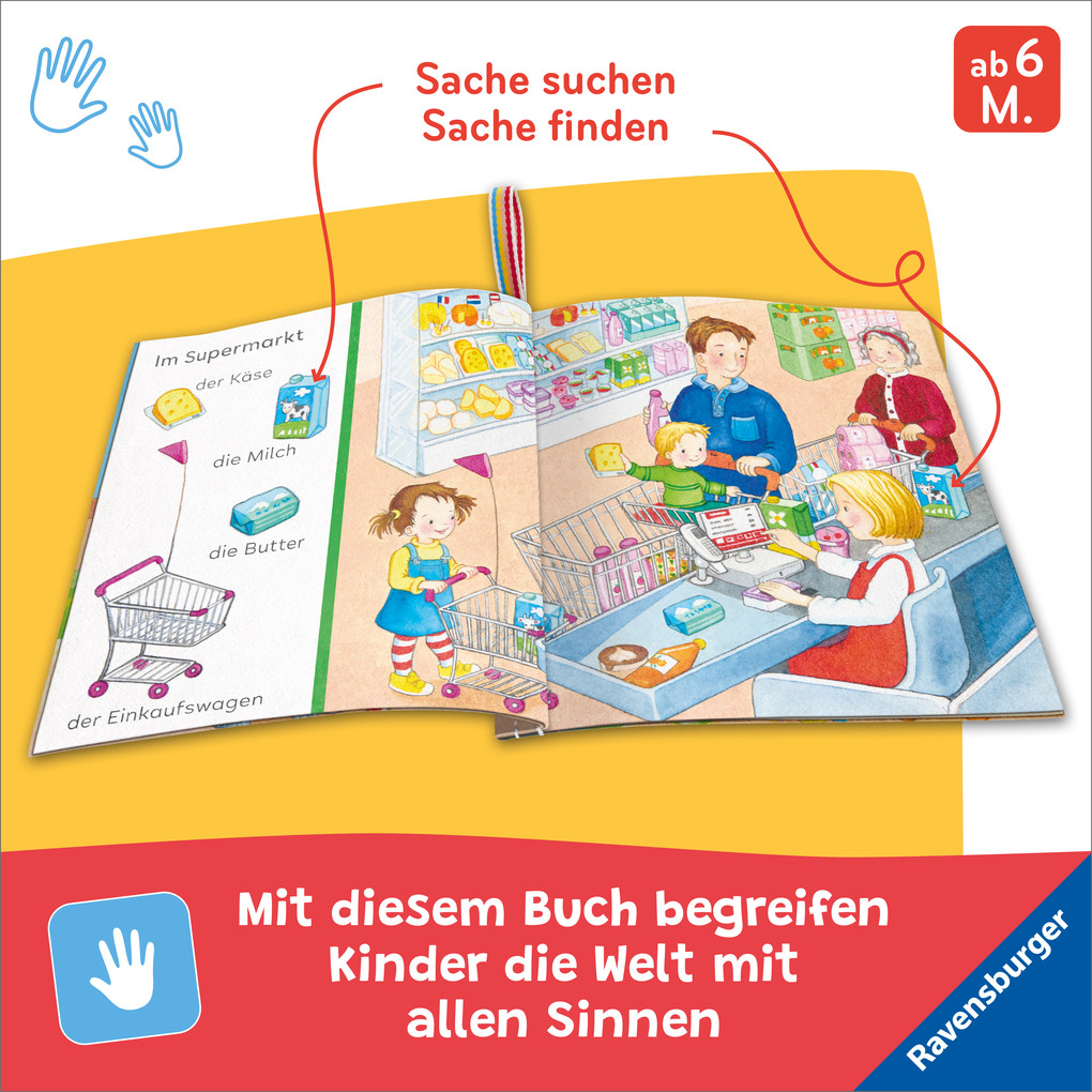 Weitere Ansicht: Mein Knuddel-Knautsch-Buch - Sachen suchen. Beim Einkaufen
