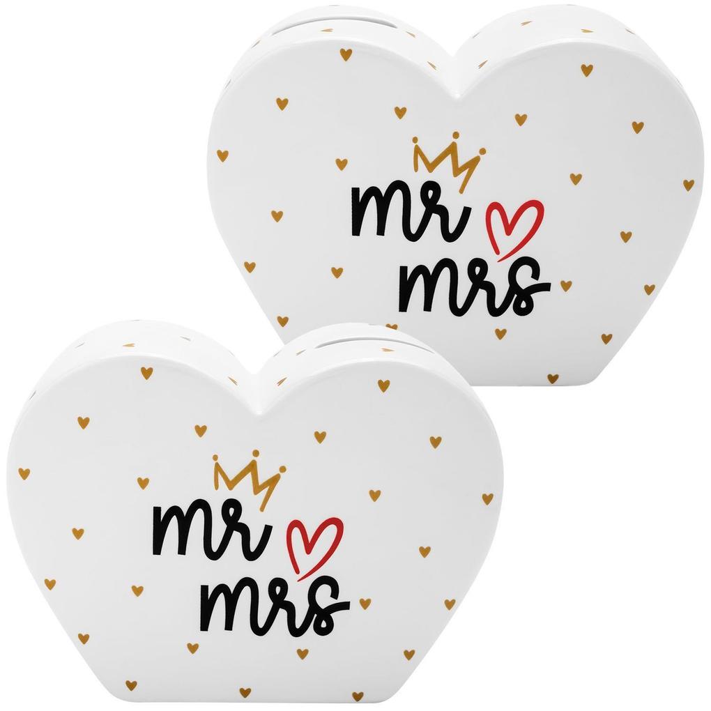 Weitere Ansicht: Spardose Motiv Hochzeit Mr & Mrs