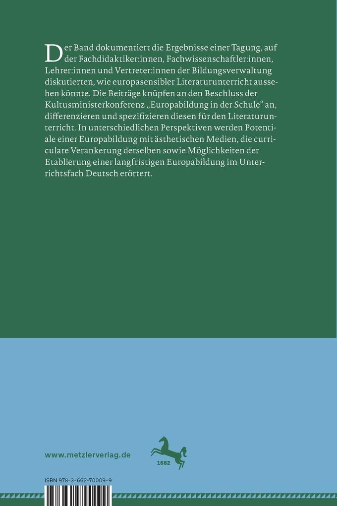 Weitere Ansicht: 'Europa' im Literaturunterricht