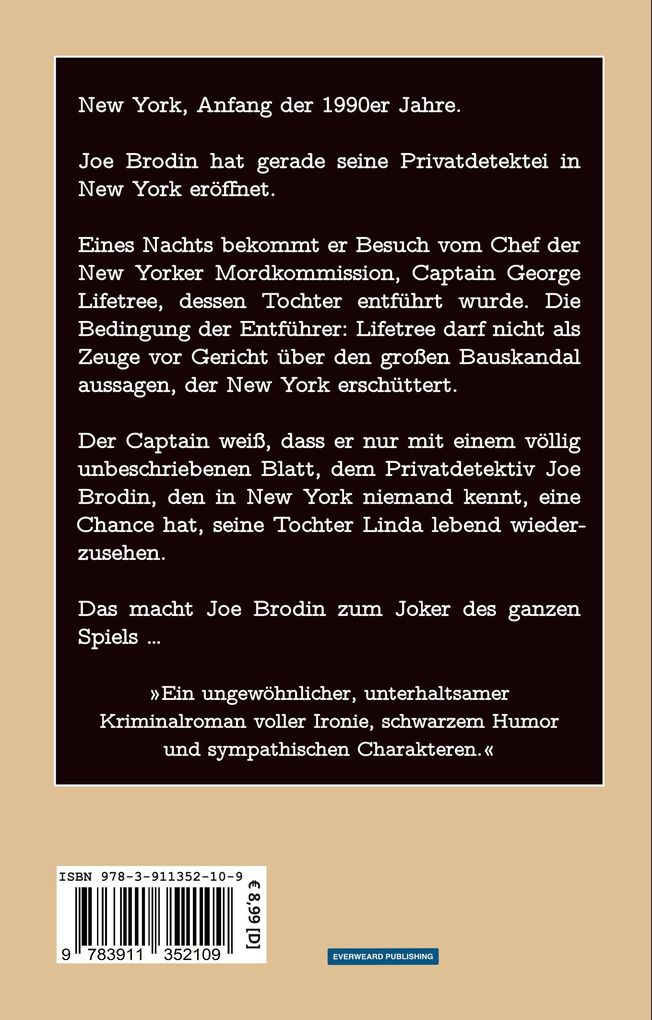 Weitere Ansicht: Privatdetektiv Joe Brodin - Linda | Harold Ryan Burt