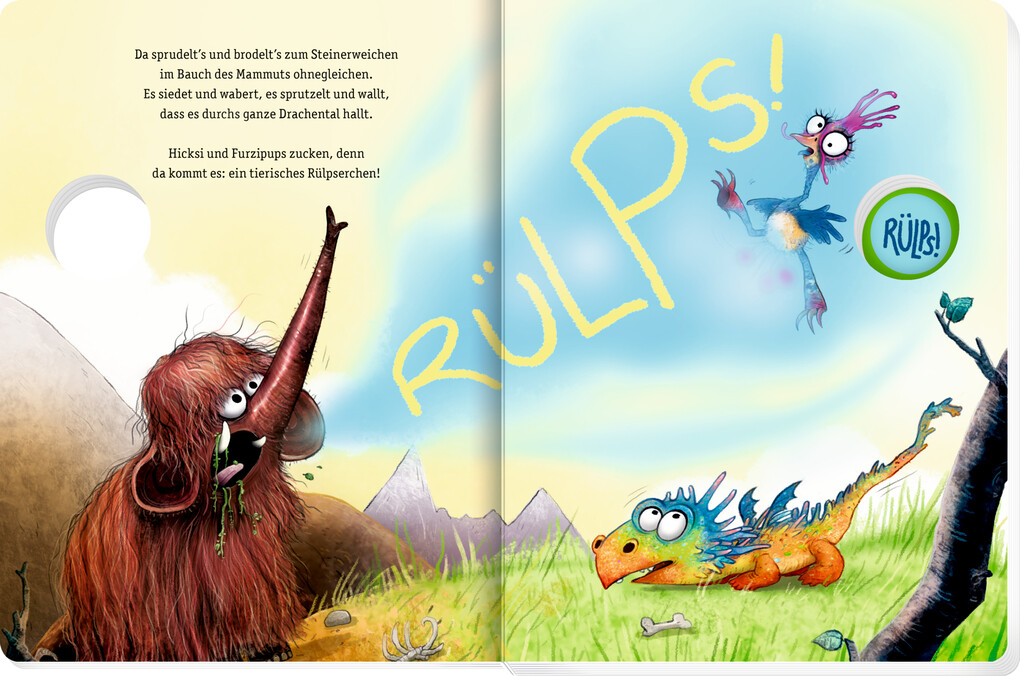 Weitere Ansicht: Furzipups und Rüdiger Rülps-Rüssel (Pappbilderbuch) | Kai Lüftner