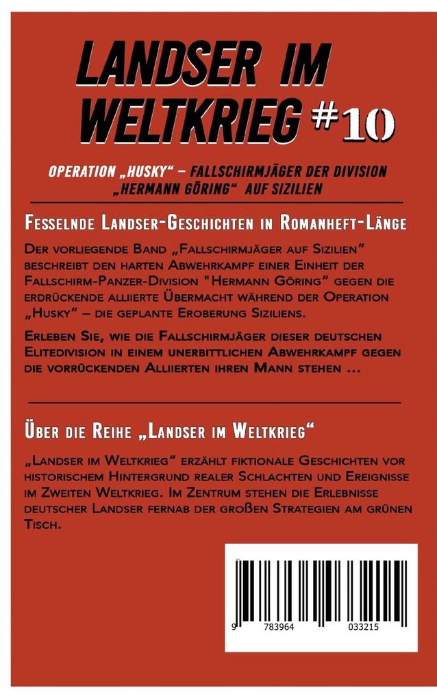 Weitere Ansicht: Landser im Weltkrieg 10: Operation "Husky" | Hermann Weinhauer