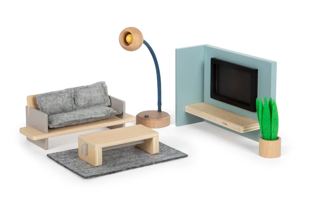 Weitere Ansicht: Puppenhausmöbel Wohnzimmer