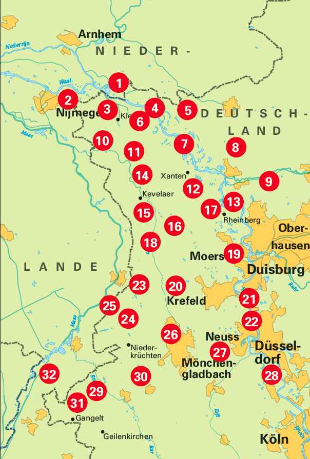 Weitere Ansicht: BVA RadLandLust Niederrhein, 32 Lieblingstouren mit Knotenpunkten | Otmar Steinbicker