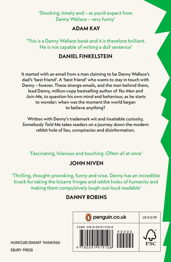 Weitere Ansicht: Somebody Told Me | Danny Wallace