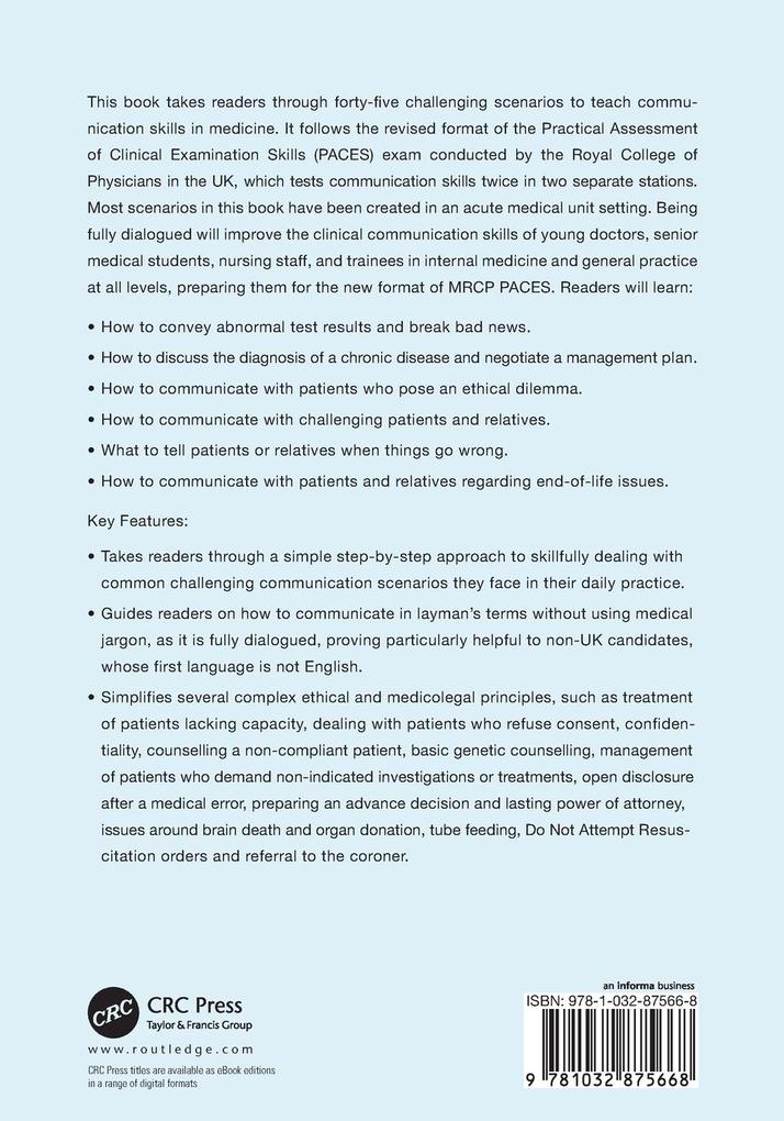 Weitere Ansicht: Clinical Communication Skills in Medicine | Ernest Suresh
