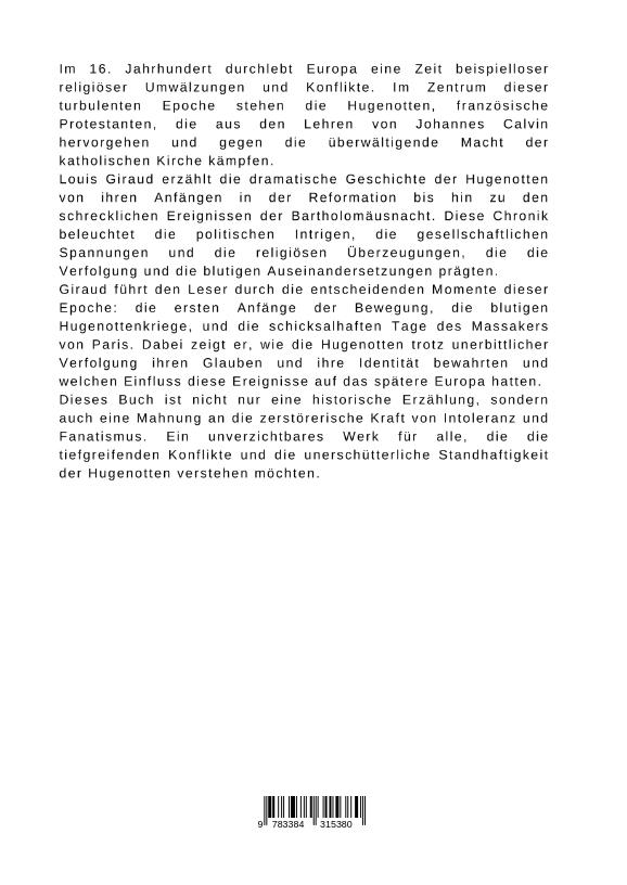 Weitere Ansicht: Die Hugenotten: Chronik ihrer Verfolgung | Louis Giraud