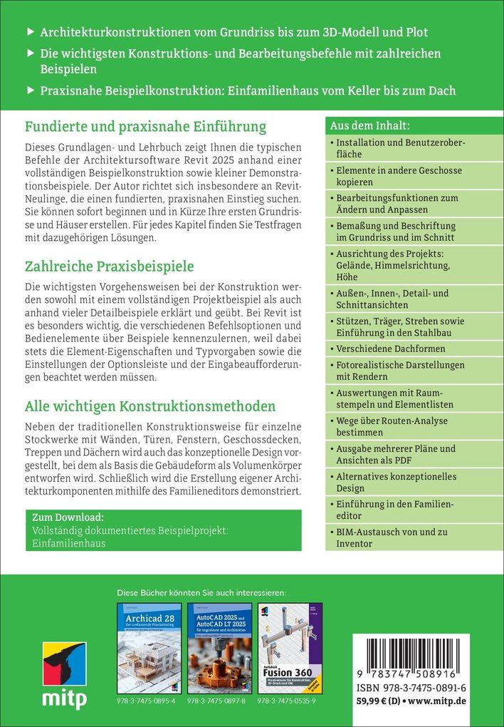 Weitere Ansicht: Autodesk Revit 2025 | Detlef Ridder