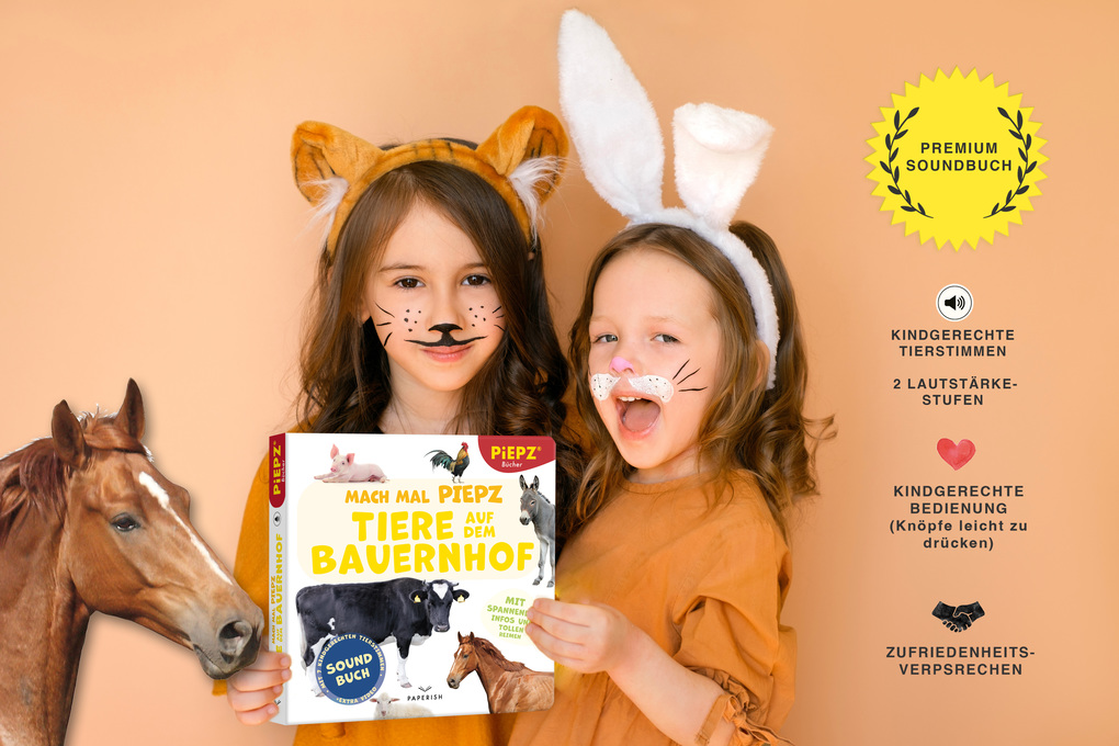 Weitere Ansicht: Mach mal PIEPZ® - Tiere auf dem Bauernhof | PIEPZ® Soundbücher