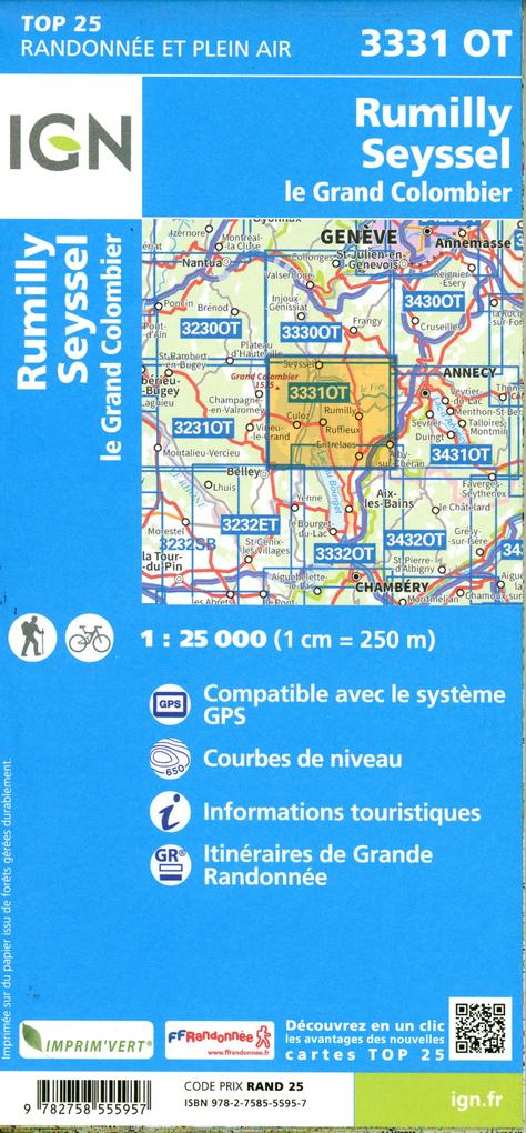 Weitere Ansicht: 3331OT Rumilly - Seyssel - Grand Colombier