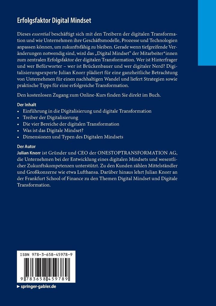 Weitere Ansicht: Erfolgsfaktor Digital Mindset | Julian Knorr