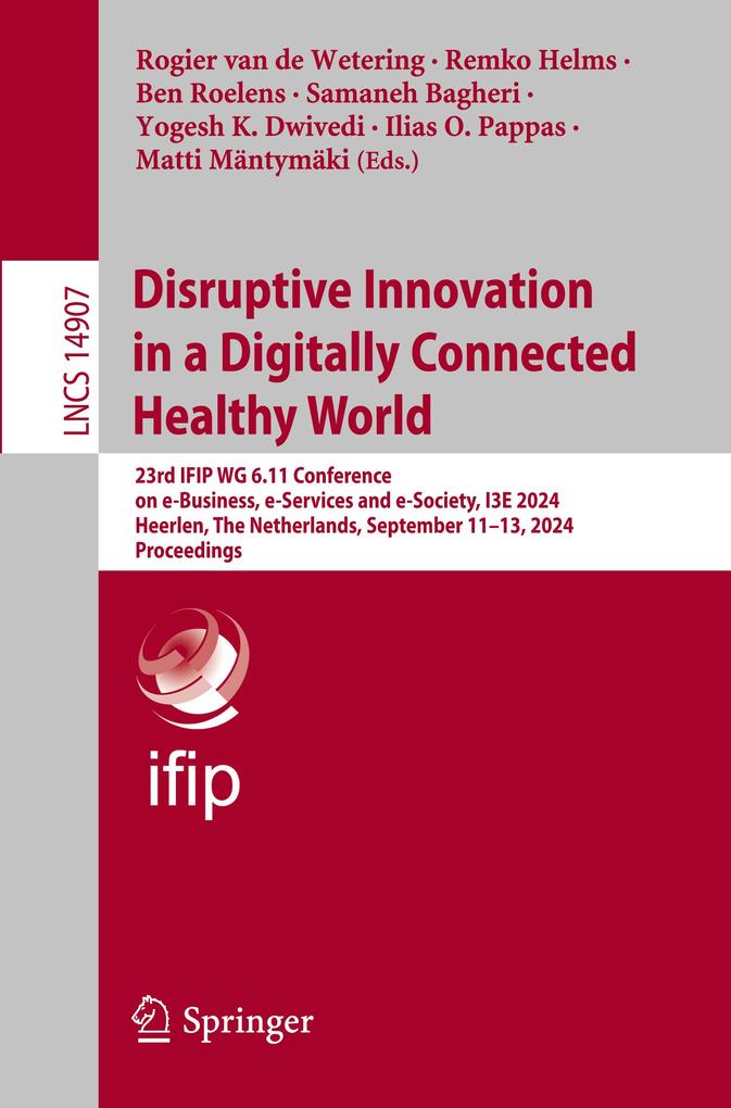Produktbild: Disruptive Innovation in a Digitally Connected Healthy World