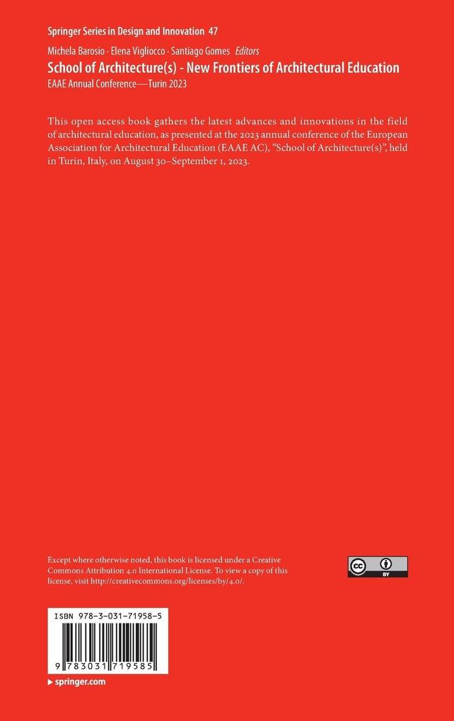 Weitere Ansicht: School of Architecture(s) - New Frontiers of Architectural Education