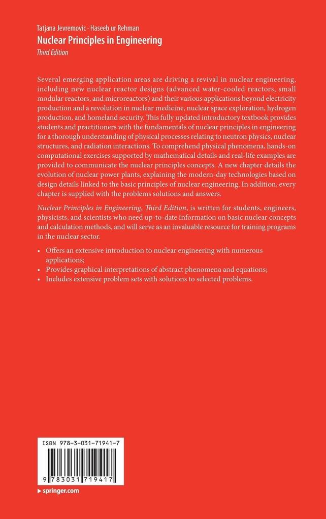 Weitere Ansicht: Nuclear Principles in Engineering | Tatjana Jevremovic, Haseeb UR Rehman