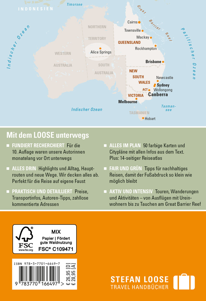 Weitere Ansicht: Stefan Loose Reiseführer Australien, Der Osten | Corinna Melville, Anne Dehne