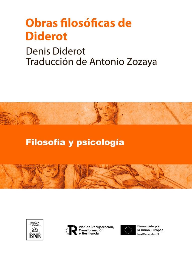 Produktbild: Obras filosóficas de Diderot | Denis Diderot