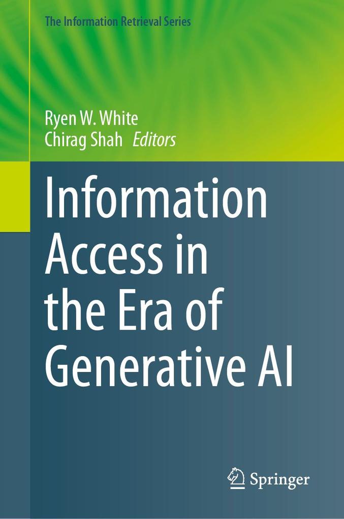 Produktbild: Information Access in the Era of Generative AI