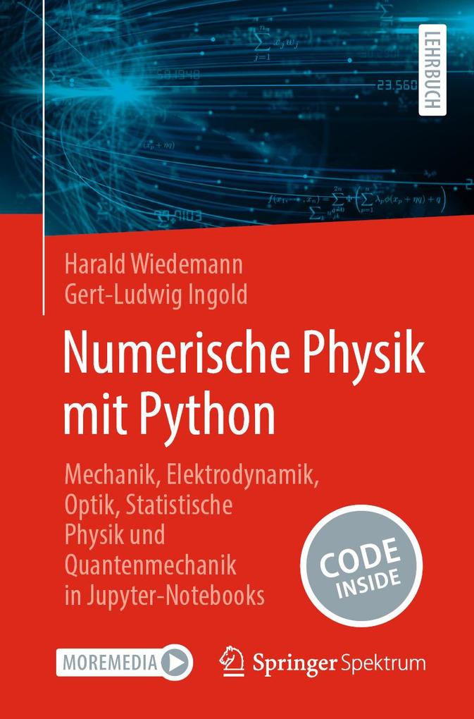 Produktbild: Numerische Physik mit Python | Harald Wiedemann, Gert-Ludwig Ingold