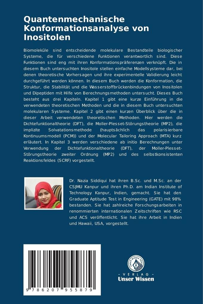 Weitere Ansicht: Quantenmechanische Konformationsanalyse von Inositolen | Nazia Siddiqui, Saleem Javed