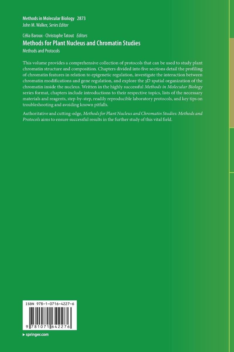 Weitere Ansicht: Methods for Plant Nucleus and Chromatin Studies