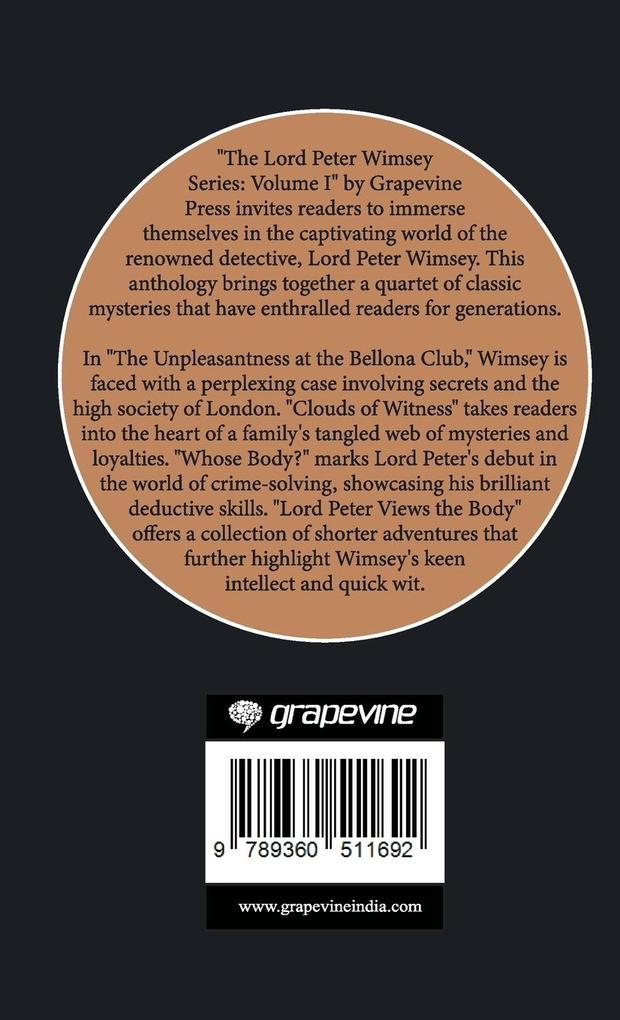 Weitere Ansicht: The Lord Peter Wimsey Series | Dorothy L Sayers, Original Thinkers Institute