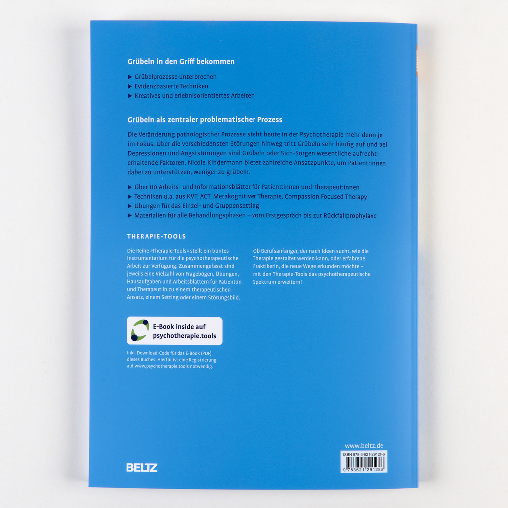 Weitere Ansicht: Therapie-Tools Grübeln | Nicole Kindermann
