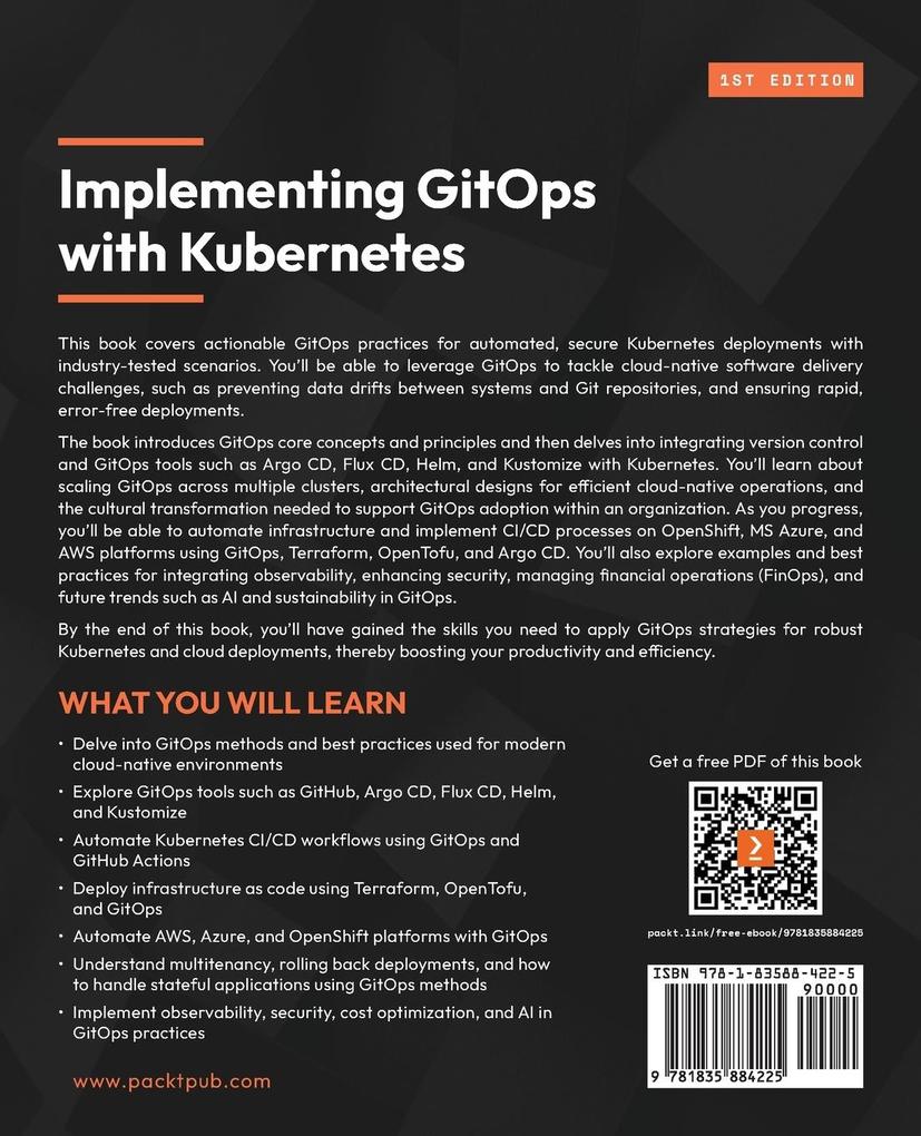 Weitere Ansicht: Implementing GitOps with Kubernetes | Pietro Libro, Artem Lajko