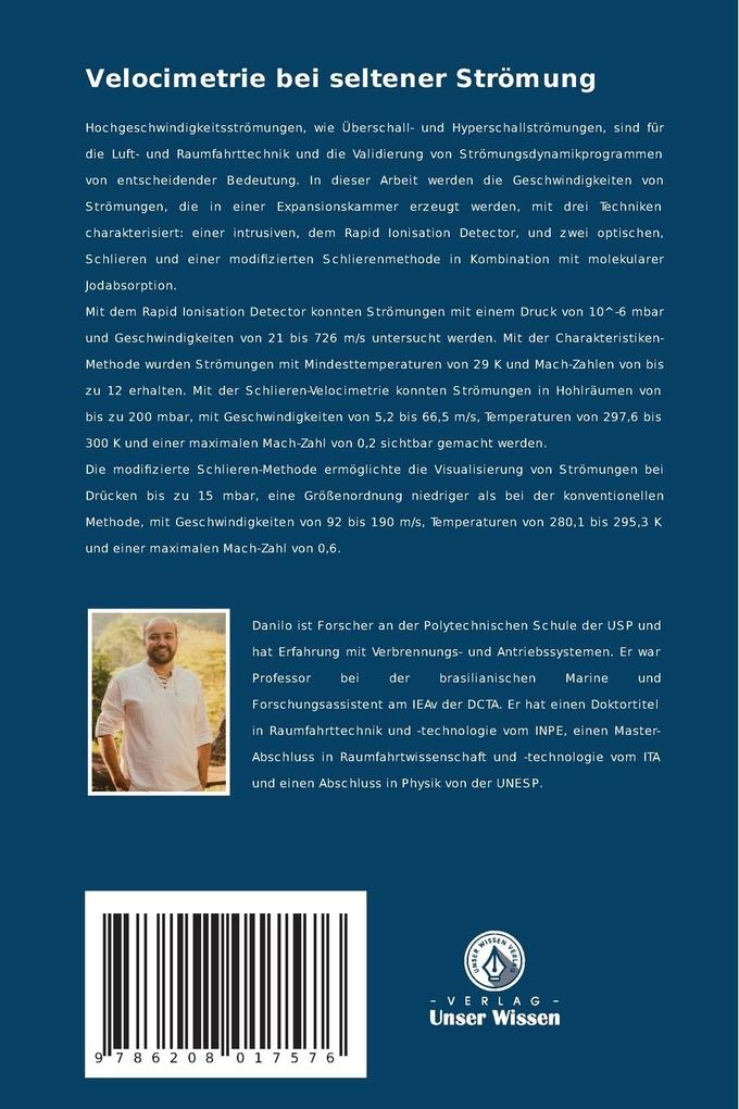 Weitere Ansicht: Velocimetrie bei seltener Strömung | Danilo Almeida Machado