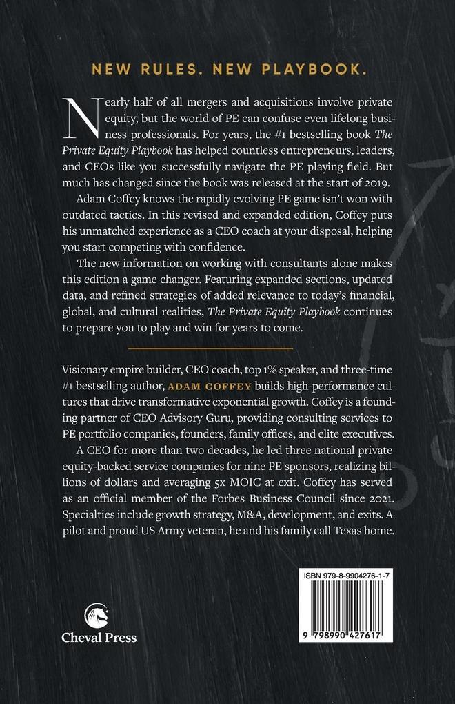 Weitere Ansicht: The Private Equity Playbook | Adam Coffey