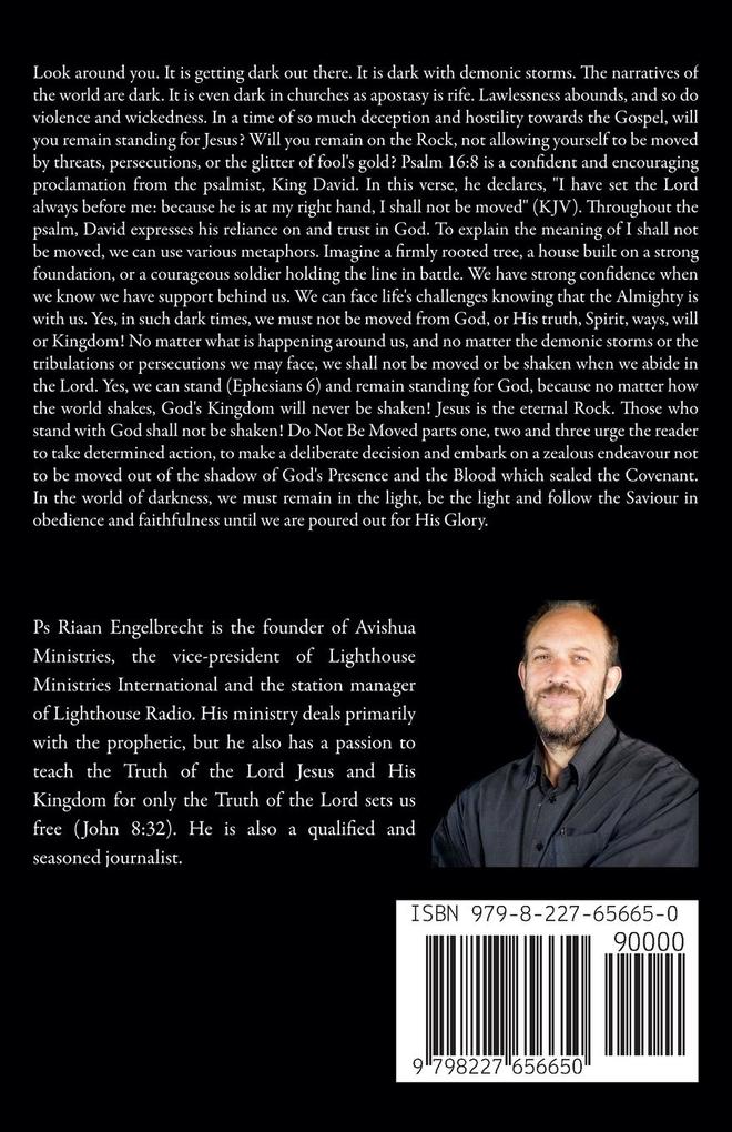 Weitere Ansicht: Be not Moved Part One | Riaan Engelbrecht