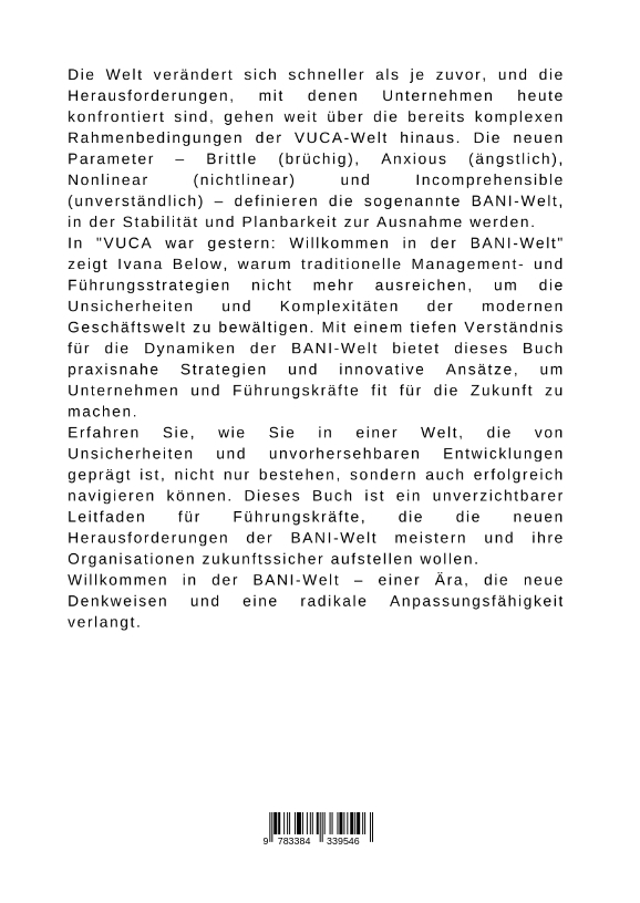 Weitere Ansicht: VUCA war gestern: Willkommen in der BANI-Welt | Ivana Below