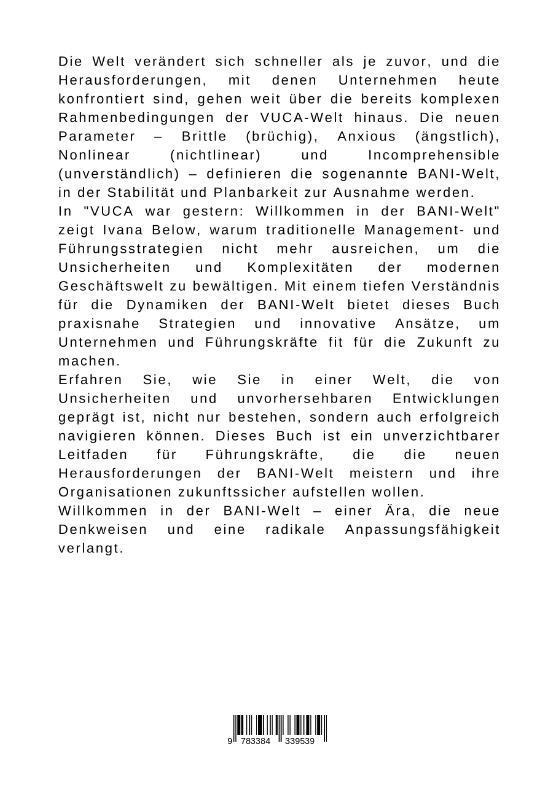 Weitere Ansicht: VUCA war gestern: Willkommen in der BANI-Welt | Ivana Below