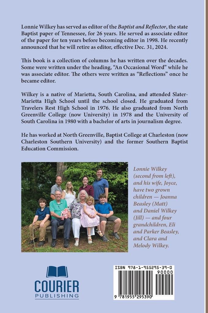 Weitere Ansicht: Faith, Family and Life's Lessons | Lonnie Wilkey