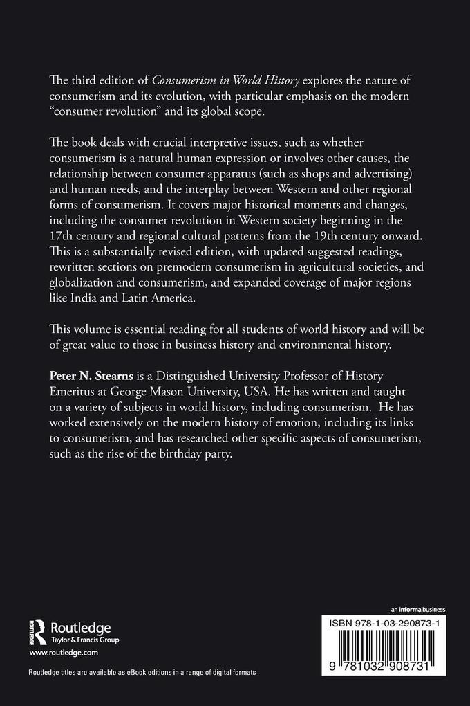 Weitere Ansicht: Consumerism in World History | Peter N. Stearns