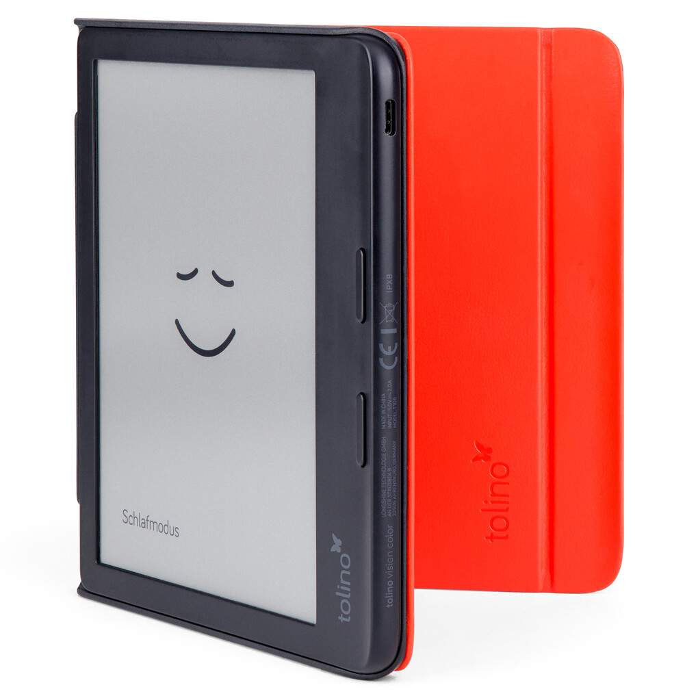 Weitere Ansicht: tolino vision color Stylus Sleepcover - Cayenne Red