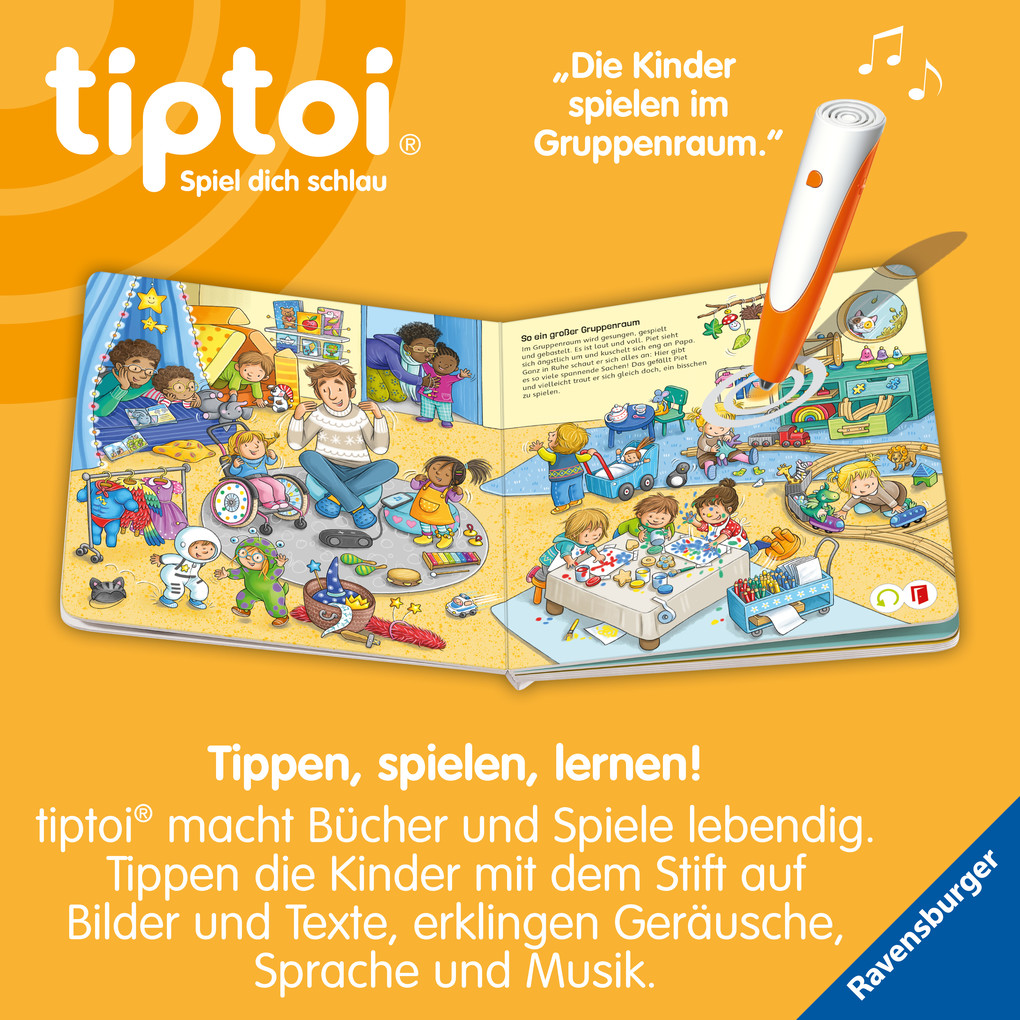 Weitere Ansicht: tiptoi® Abenteuer Großwerden - Piet kommt in den Kindergarten | Sandra Grimm
