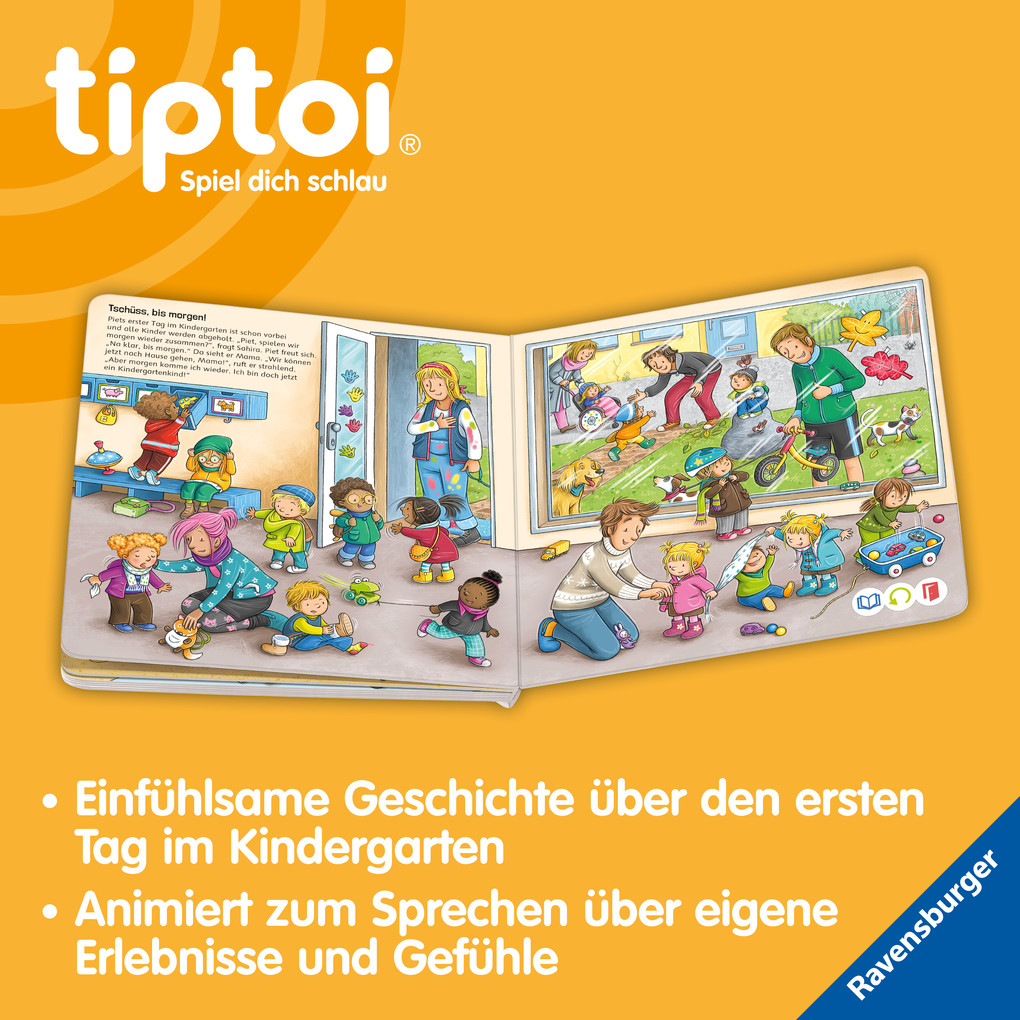 Weitere Ansicht: tiptoi® Abenteuer Großwerden - Piet kommt in den Kindergarten | Sandra Grimm