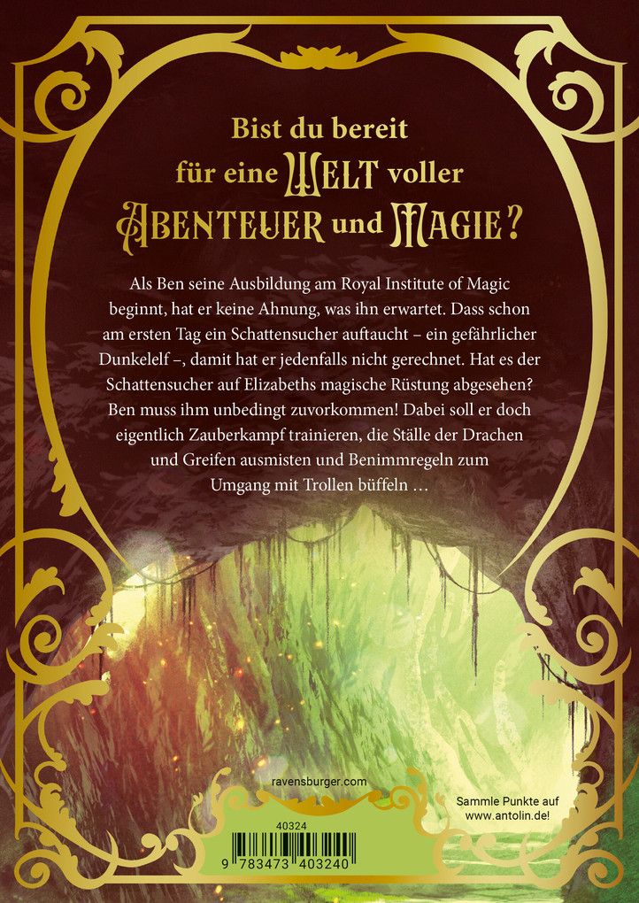 Weitere Ansicht: Royal Institute of Magic, Band 2 - Auf den Spuren des Schattensuchers | Victor Kloss