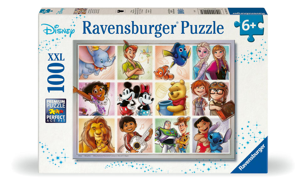 Produktbild: Kinderpuzzle 100 XXL Teile - Disney Classics - Disney Momente