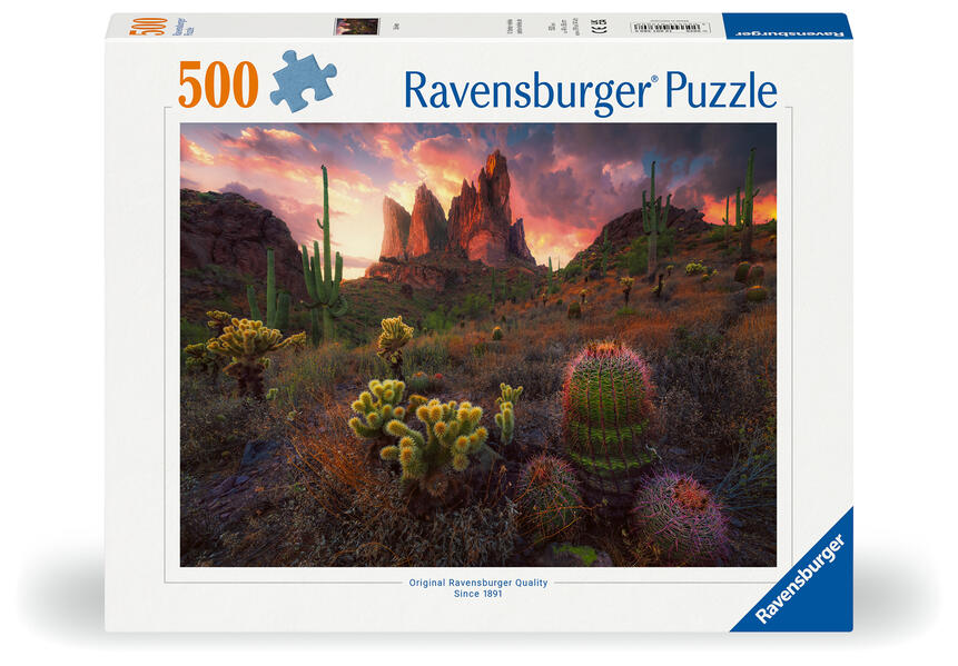 Produktbild: Erwachsenenpuzzle 500 Teile - Kakteen