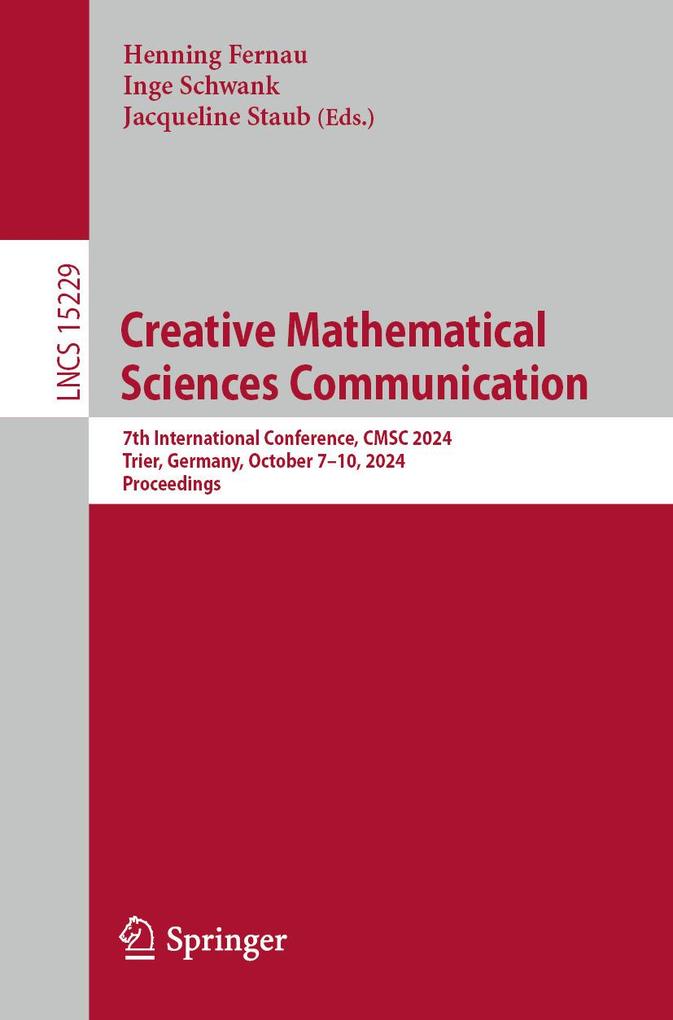 Produktbild: Creative Mathematical Sciences Communication