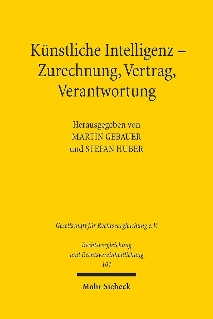 Produktbild: Künstliche Intelligenz - Zurechnung, Vertrag, Verantwortung
