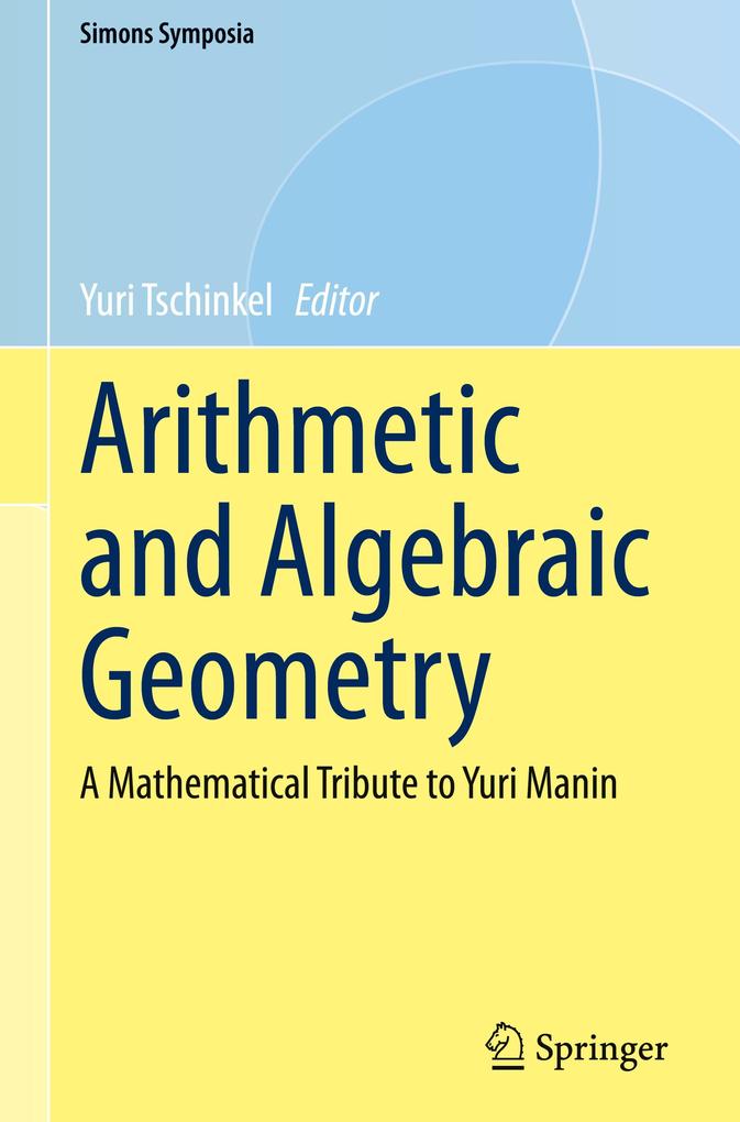 Produktbild: Arithmetic and Algebraic Geometry