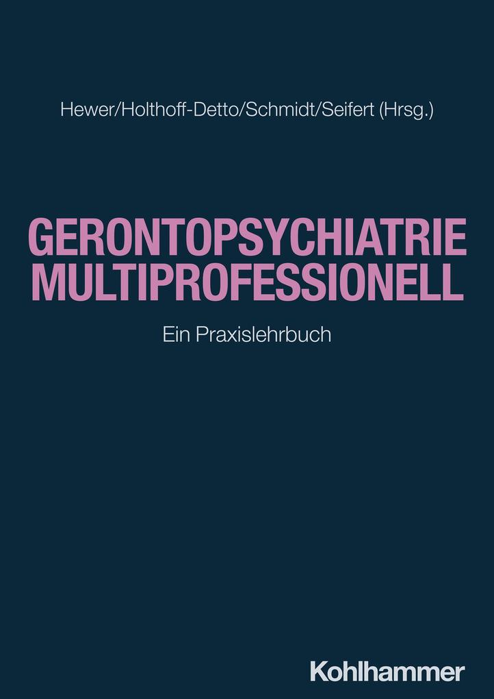 Produktbild: Gerontopsychiatrie multiprofessionell